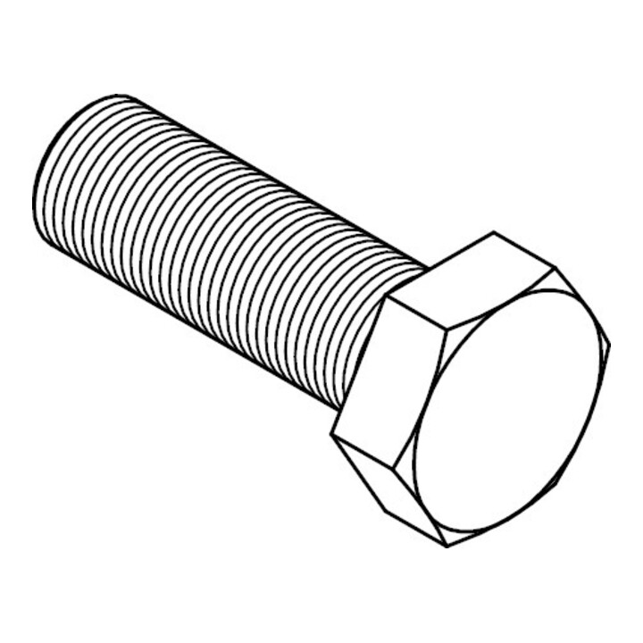 DIN 961 Sechskantschraube, Gewinde bis Kopf, FEIN-Gewinde, 8.8 M16x1,5x45 HP