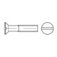 DIN 963 Senkkopfschraube M8x100 Edelstahl A2 blank Schlitz