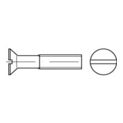 DIN 963 Senkkopfschraube Edelstahl A4 blank Schlitz Norm 963