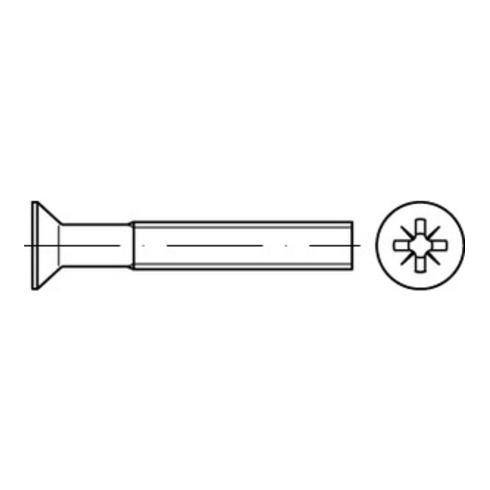 DIN 965 Form CZ Senkkopfschraube Edelstahl A2 blank PZ