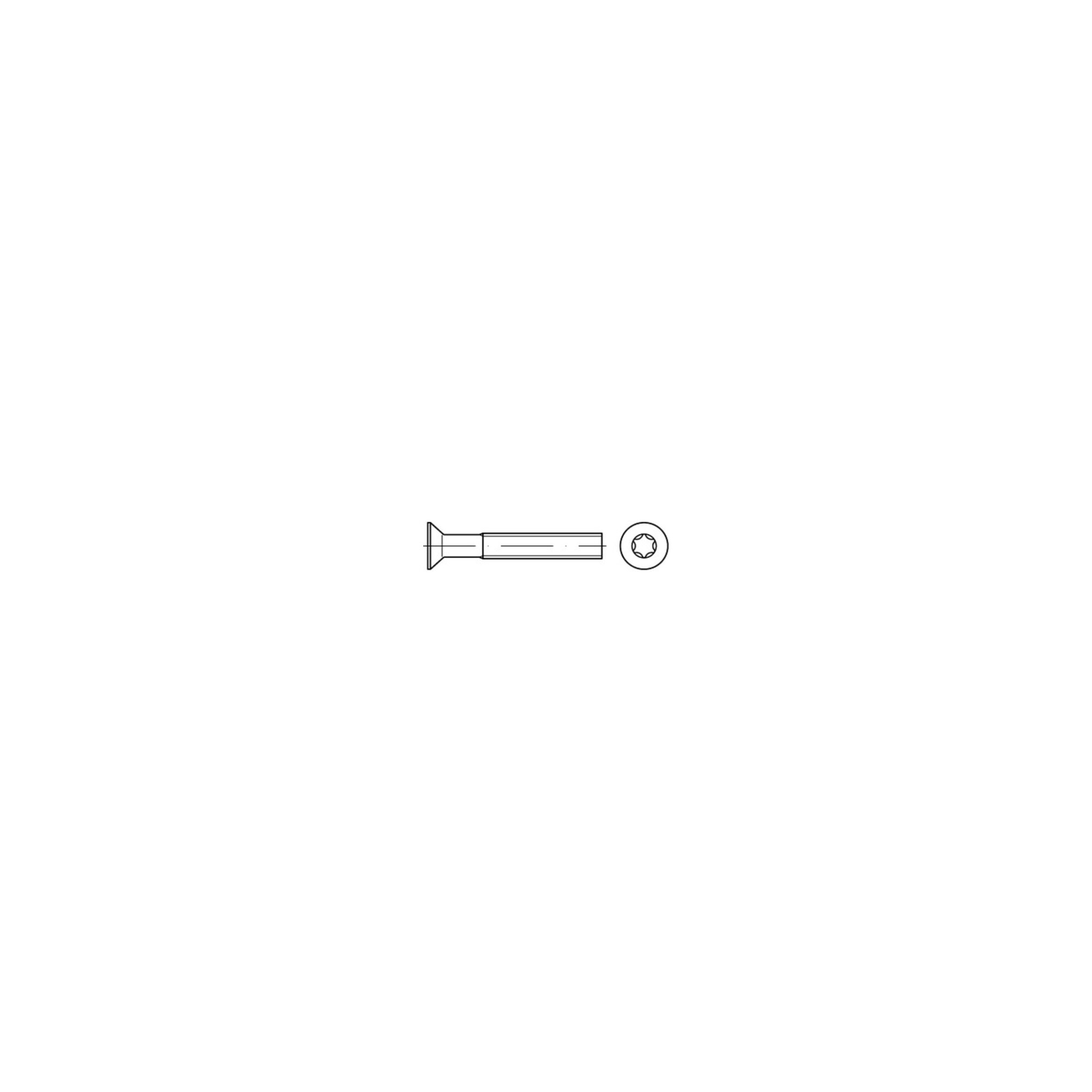 DIN 965 Form CE Senkkopfschraube M1,6x3 Edelstahl A2 blank T5 ; Industrial Quality Supplies
