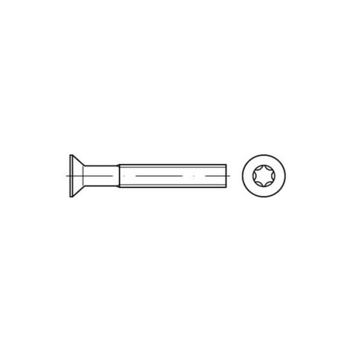 DIN 965 Form CE Senkkopfschraube M2,5x5 Edelstahl A4 blank T8