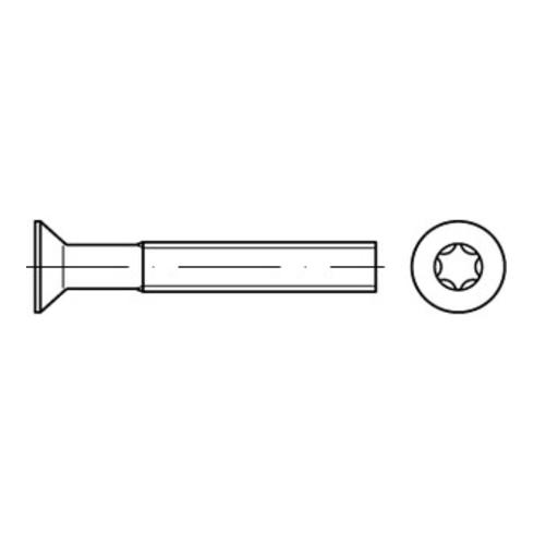 DIN 965 Form CE Senkkopfschraube M2x10 Edelstahl A4 blank T6