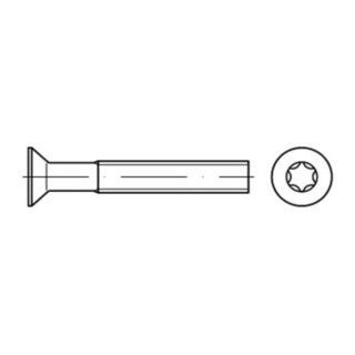 DIN 965 Form CE Senkkopfschraube, Edelstahl, blank