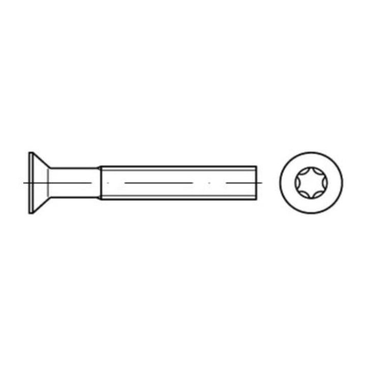 DIN 965 Form CE Senkkopfschraube M6x30 Edelstahl A2 blank T30