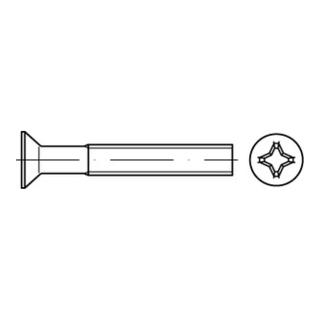 DIN 965/ISO 7046 Form C Senkkopfschraube Edelstahl A4 blank
