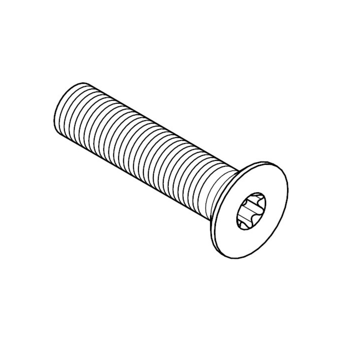 DIN 965 Vis fraisée, inox A2 ISR M1,6x4 KP