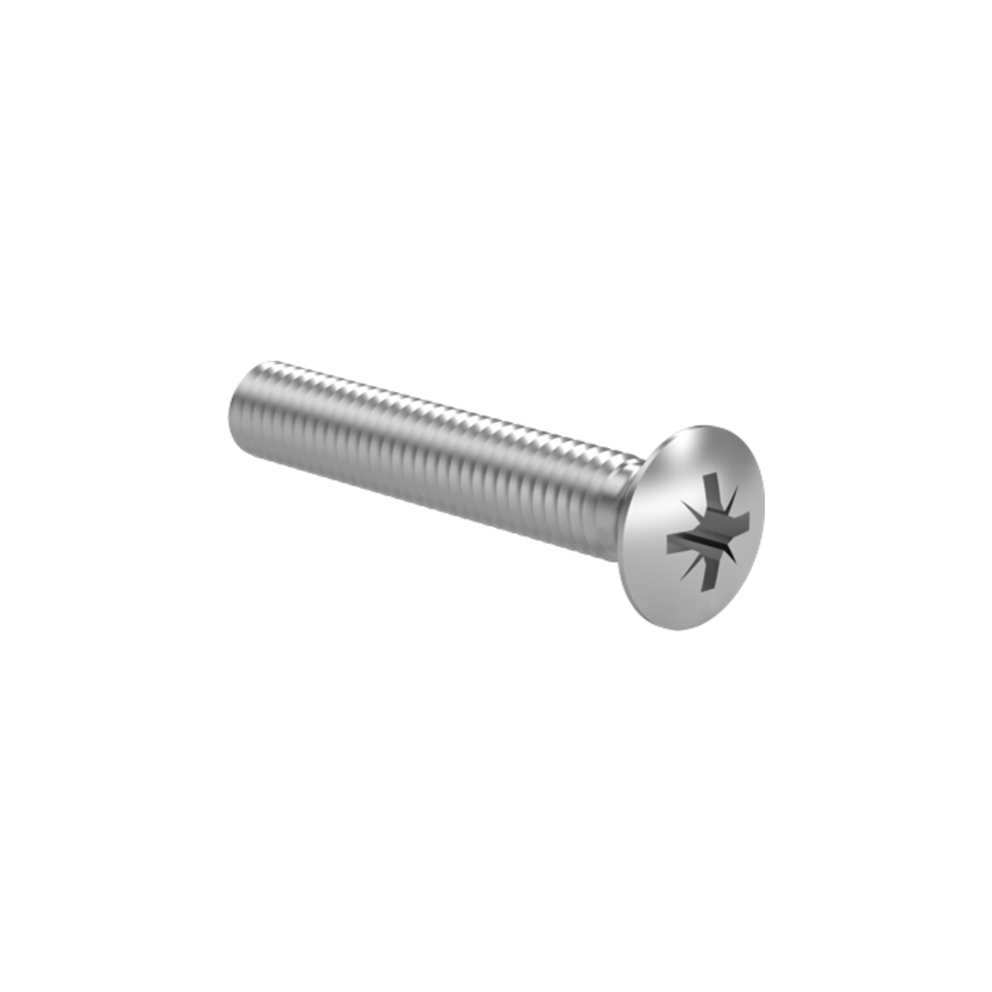 DIN 966 Linsensenkschraube mit Kreuzschlitz Z (Pozidriv) A2 M 4 x 20 mm