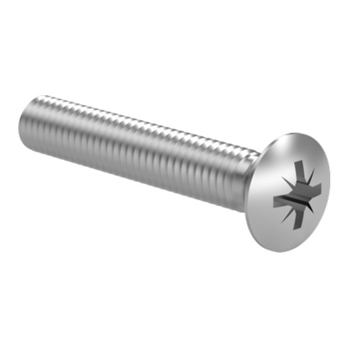 DIN 966 Linsensenkschraube mit Kreuzschlitz Z (Pozidriv) A4 M 3 x 5 mm