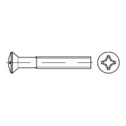 DIN 966 Linsensenkschraube, Phillips-Kreuzschlitz PH, 4.8 -H galZn M4x45 KP