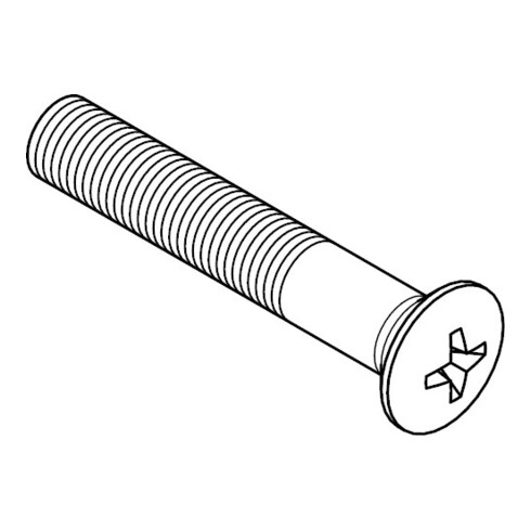 DIN 966 Vis à tête cylindrique fraisée, Phillips PH, Inox A4 -H M2,5x20 HP