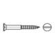 DIN 97 Senkkopf-Holzschraube 4,5x35 Messing blank Schlitz