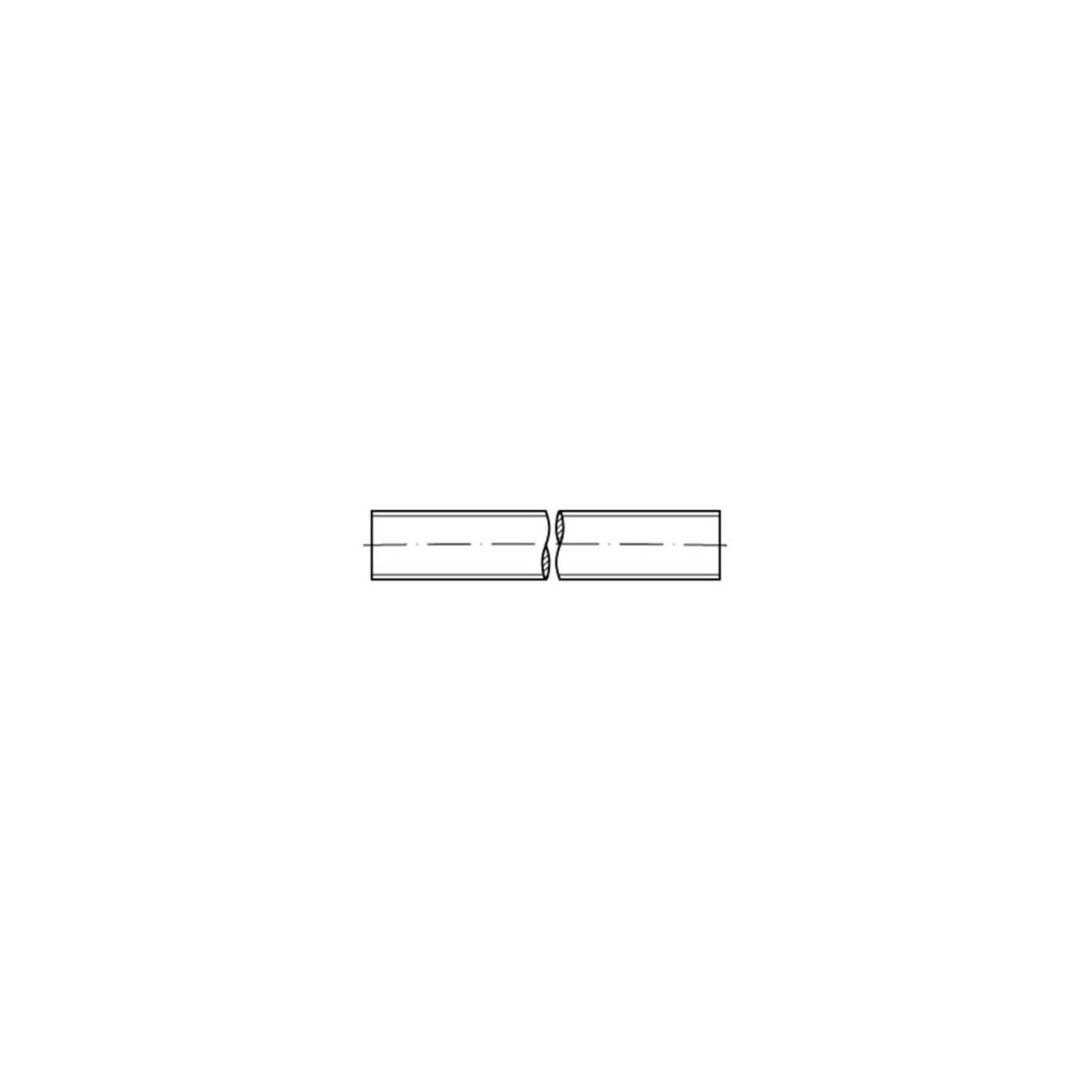 DIN 975 Gewindestange VG M8x2000 Stahl 8.8 galvanisch verzinkt ; Industrial Quality Supplies