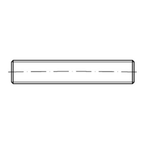 DIN 976 Form B Gewindestange, Stahl, galvanisch verzinkt