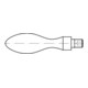 DIN 98 Drehbarer Ballengriff, Form E mit Gewindezapfen, ST E 25 M10 mit Gewindezapfen HP-1