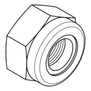 DIN 985 Écrou hexagonal, insert en polyamide, forme basse (standard), inox A2 M12 KP-3