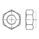DIN 985 Sechskantmutter, Polyamidklemmteil, niedrige Form (Standard), 10 galZn Fein M36x3 HP-1