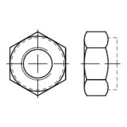 DIN 985 Sechskantmutter, Polyamidklemmteil, niedrige Form (Standard), 8 flZnnc 480h-L flZn M36 HP