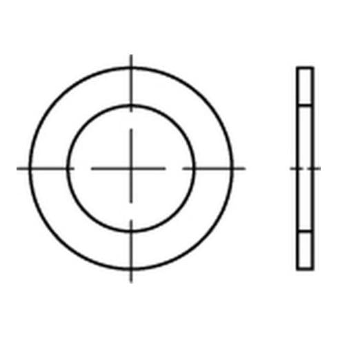 DIN 988 Federstahl 17 x 24 x 1,5 Stützscheiben S