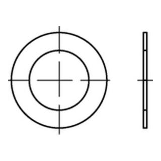 DIN 988 Passscheibe Stahl 25x36x1mm