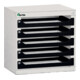 Dinzl Coffre-fort de stockage 5 compartiments 434 × 416 × 256 mm pour caisses en tôle d’acier