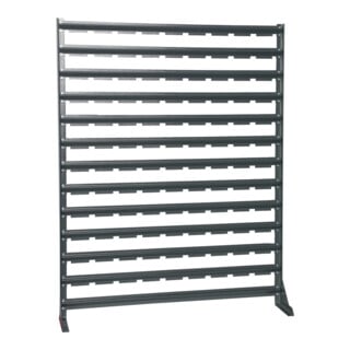 Dinzl Kleinteile-Lagerregal KTLR DL12/0 1320 x 1020 x 200mm basaltgrau Stahl