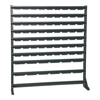 Dinzl Kleinteile-Lagerregal KTLR DL7/2 1110 x 1020 x 235mm basaltgrau Stahlkonstruktion