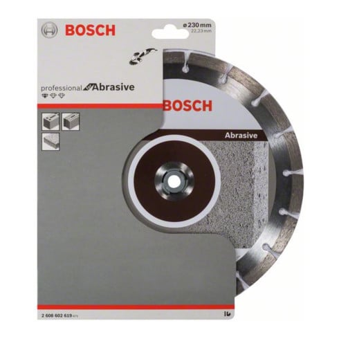 Bosch Disco da taglio diamantato Standard for Abrasive 230x22,23x2,3x10mm