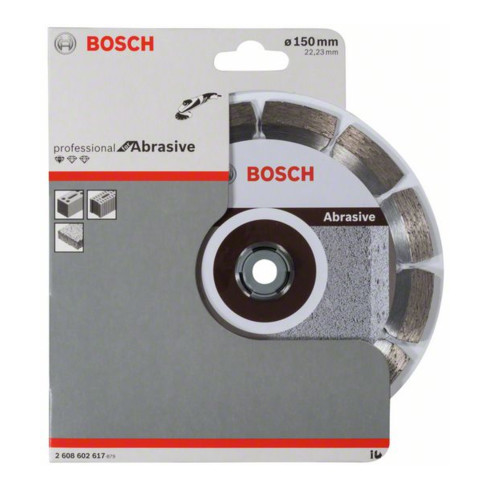 Bosch Disco da taglio diamantato Standard for Abrasive 150x22,23x2x10mm
