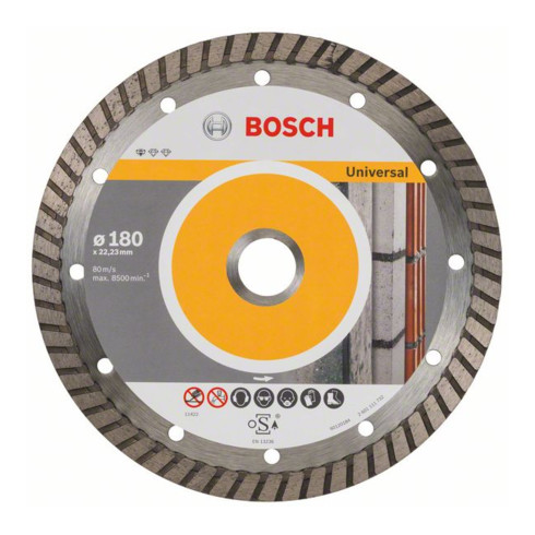 Bosch Disco da taglio diamantato Standard for Universal Turbo 180x22,23x2,5x10mm
