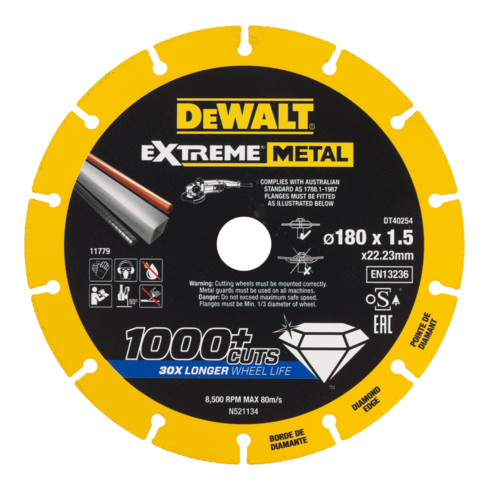 DEWALT Disco da taglio diamantato