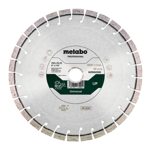 Metabo Disco diamantato Universal Professional 300x20,0/25,4mm, "UP"