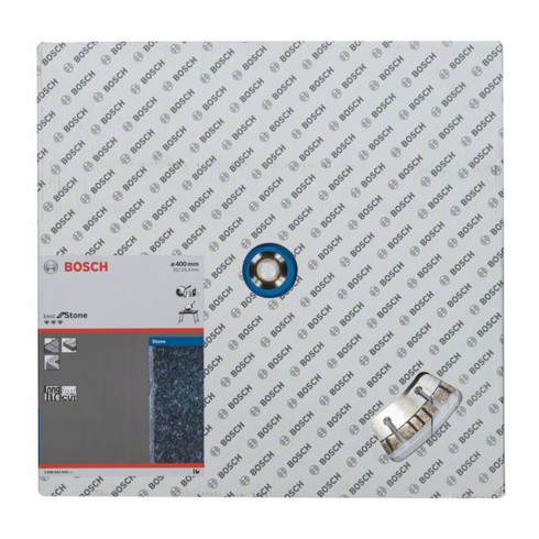 Bosch Disco da taglio diamantato Best for Stone 400x20,00/25,40x3,2x12mm