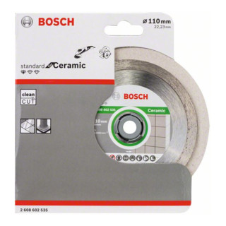 Bosch Disco da taglio diamantato Standard for Ceramic