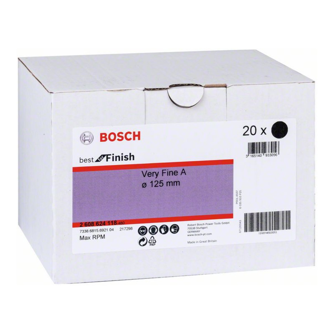 Bosch Disco in feltro Very Fine A 125mm