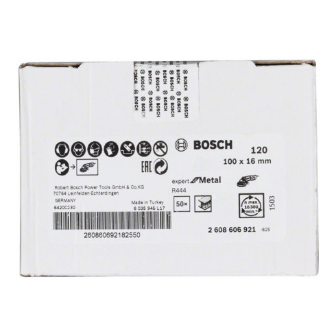 Bosch Disco in fibra R444 Expert for Metal Corundum