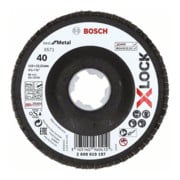 Bosch Disco lamellare X571 Best for Metal, angolato, fibra