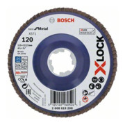 Bosch Disco lamellare X571 Best for Metal, dritto, 115mm, K 120, plastica