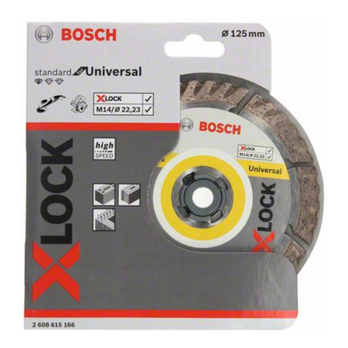 Bosch Disco per troncatura X-LOCK Standard for Universal 125 x 22,23 x 2 x 10 mm