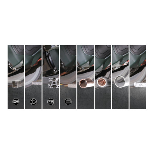 RHODIUS Disco per troncatura extra sottile PROline XT69 MULTI BOX 125x1,0x22,23mm
