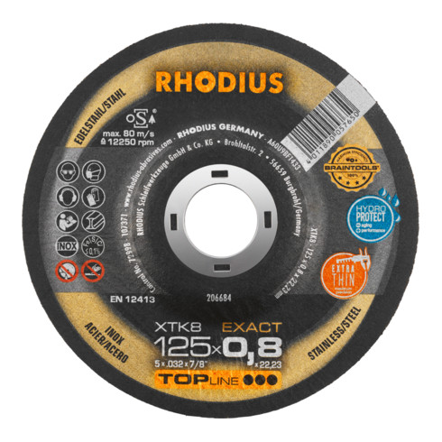 Disco per troncatura Rhodius XTK8 0,8 mm