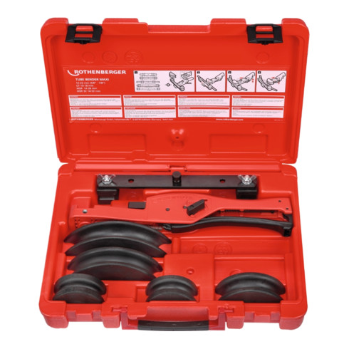 Dispositif de cintrage Rothenberger TUBE BENDER MAXI-Set, 3/8-1/2-5/8-3/4-7/8", 3/8-1/2-5/8-3/4-7/8", 3/8-1/2-5/8-3/4-7/8", 3/8-1/2-5/8-3/4-7/8", 3/8-1/2-5/8-3/4-7/8", 3/8-1/2-5/8-3/8