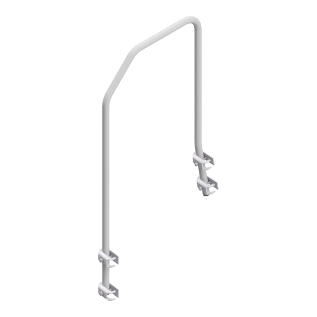 Dispositif de maintien latéral pour marchepied pour machines, pour nombre de marches 4 Hymer