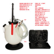 Dispositif de remplissage et de vidange d'huile KS Tools