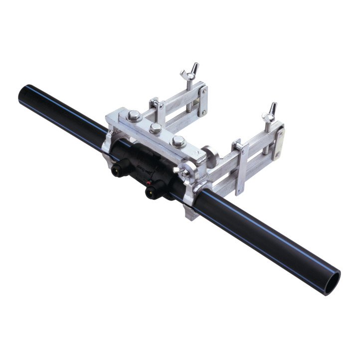 Dispositif de serrage Rothenberger pour le soudage par électrofusion de manchons, réglable Ø 32mm