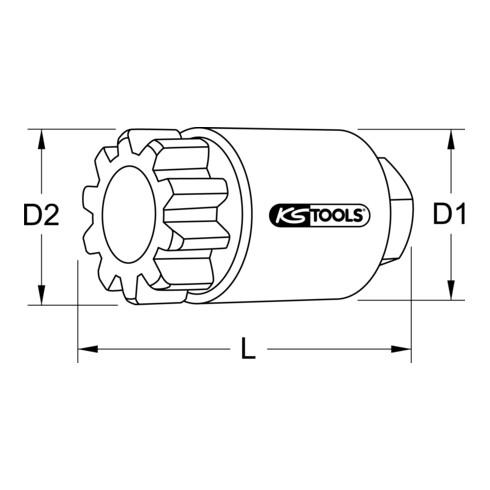 Dispositif de ventilation de moteur 1/2" pour Volvo KS Tools