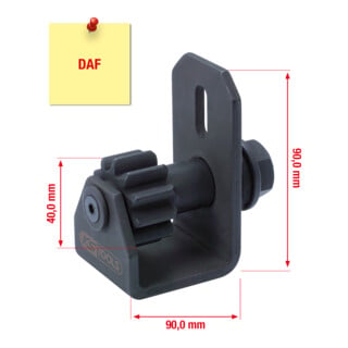 Dispositif de ventilation de moteur pour DAF (NFZ 35t) KS Tools
