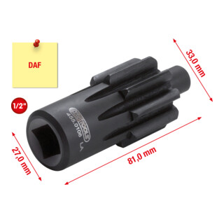Dispositif de ventilation de moteur pour DAFNeu KS Tools