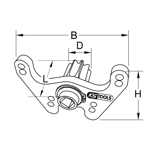 Dispositif de ventilation de moteur pour Volvo KS Tools