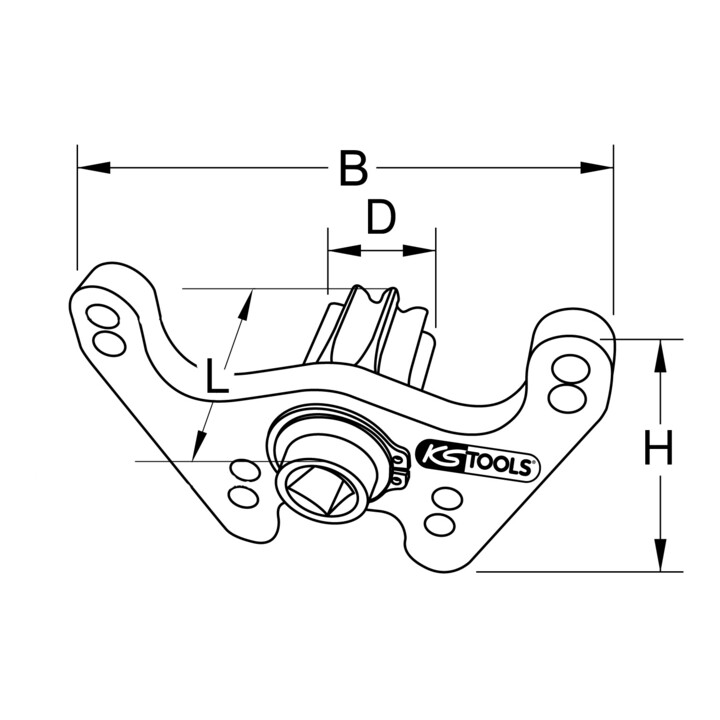 Dispositif de ventilation de moteur pour Volvo KS Tools